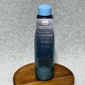 Galaxy Collection Double Wall Stainless Steel Bottle 17oz Blue Gradient BPA-Free